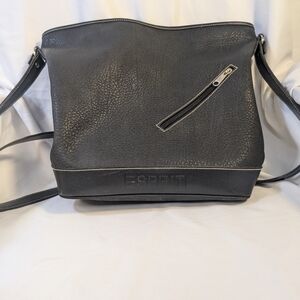 Black Leather Shoulder Bag